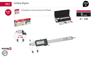 Imagen de Calibre digital DOGHER TOOLS 797-150