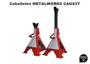 Imagen de 2 Caballetes METALWORKS 3 Toneladas