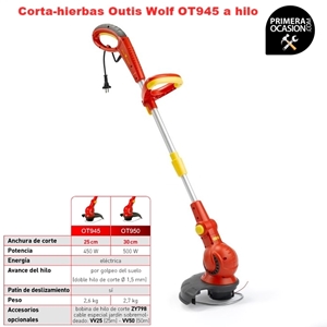 Imagen de Cortahierbas a hilo Outils Wolf OT945 