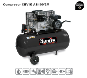 Imagen de Compresor aire CEVIK AB100/2M