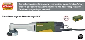 Imagen de Esmerilador angular de cuello largo PROXXON LHW
