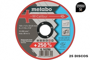 Imagen de 25 Discos corte M-Calibur METABO 125x1,6