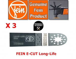 Imagen de Fein Multimaster  3 hojas sierra E-Cut Long-Life 35 mm