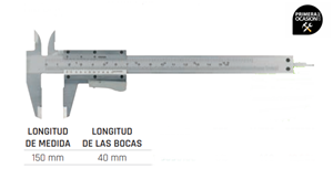Imagen de Calibre acero inoxidable 150 mm LIMIT 119090108