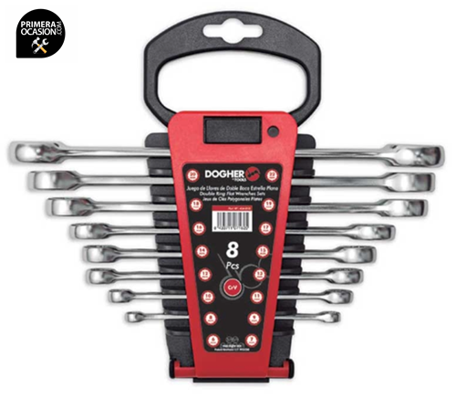 Imagen de Juego 8 llaves estrella plana DOGHER TOOLS 454-018