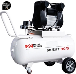 Imagen de Compresor aire silencioso 90 litros METALWORKS 90/3 SILENT