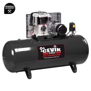 Imagen de Compresor aire 200 litros 4 hp CEVIK PRO200-4TF